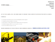 Tablet Screenshot of hi-techlamps.com